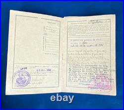 Médaille Algérie argent Michon Michel + documents militaires parachutiste 1950s