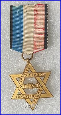 Medaille Alsace Lorraine Justice France