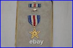 Medaille Americaine-etoile D'argent Avec Son Ecrin-american Sylver Star 2°ww