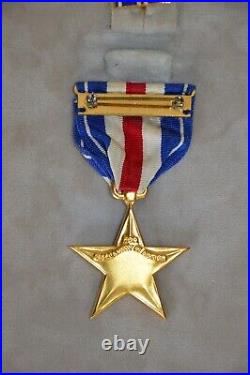 Medaille Americaine-etoile D'argent Avec Son Ecrin-american Sylver Star 2°ww
