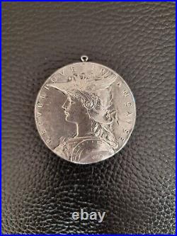 Medaille Ancienne Ministere De L Interieur En Argent Silver Rare
