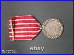 Médaille Campagne d'Italie Napoléon III en argent massif Poinçonné, fab E. FALOT