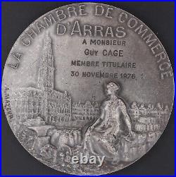 Medaille Chambre De Commerce D'arras Argent