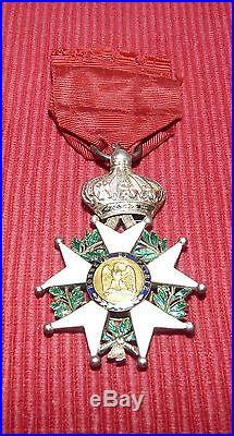 Medaille Chevalier De La Legion D'honneur Napoleon III + Boite 420313