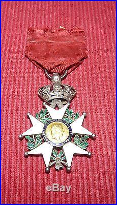 Medaille Chevalier De La Legion D'honneur Napoleon III + Boite 420313