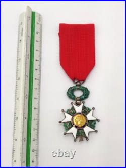 Médaille Chevalier Légion d'Honneur 1870 Or Napoléon 3 insigne décoration