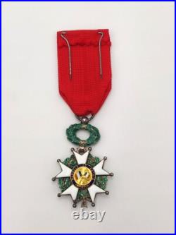 Médaille Chevalier Légion d'Honneur 1870 Or Napoléon 3 insigne décoration