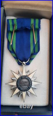 Médaille Chevalier Ordre du Mérite Maritime taille ordonnance moderne ORIGINAL Médaille Chevalier Ordre du Mérite Maritime taille ordonnance moderne ORIGINAL