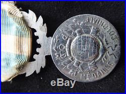 Médaille Coloniale Aluminium Barrette TUNISIE