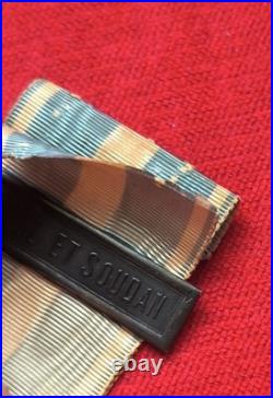 Medaille Coloniale Barrette A Clapet Senegal Et Soudan