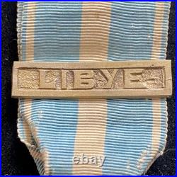 Médaille Coloniale Française Fabrication Privée agrafe artisanale LIBYE