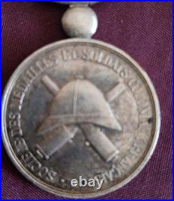 Médaille Coloniale Roubaix1896 Société des médaillés soldats coloniaux Français