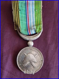 Médaille Coloniale Roubaix1896 Société des médaillés soldats coloniaux Français