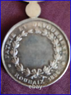 Médaille Coloniale Roubaix1896 Société des médaillés soldats coloniaux Français