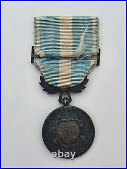 Médaille Coloniale, argent, barrette simple Sud-Oranais en metal argenté