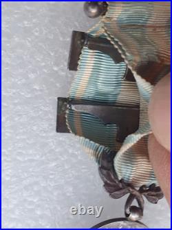 Médaille Coloniale, argent, barrettes à clapet Sahara et Algérie