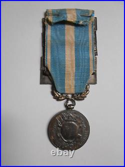 Médaille Coloniale avec 5 agrafes