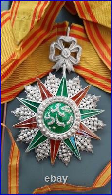 Médaille Commandeur Ordre du Nicham Iftikhar Tunisie Mohamed el Hadj 1902-1906