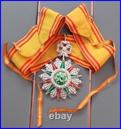Médaille Commandeur Ordre du Nicham Iftikhar Tunisie Mohamed el Hadj 1902-1906