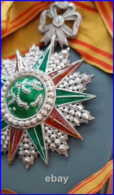 Médaille Commandeur Ordre du Nicham Iftikhar Tunisie Mohamed el Hadj 1902-1906