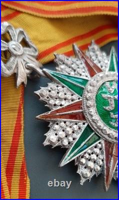 Médaille Commandeur Ordre du Nicham Iftikhar Tunisie Mohamed el Hadj 1902-1906
