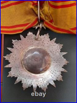 Médaille Commandeur Ordre du Nicham Iftikhar Tunisie Mohamed el Hadj 1902-1906