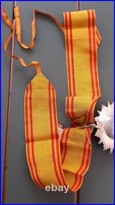 Médaille Commandeur Ordre du Nicham Iftikhar Tunisie Mohamed el Hadj 1902-1906