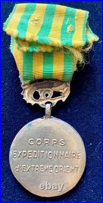 Médaille Commémorative Corps Expéditionnaire Indochine fabrication locale
