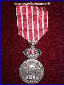 Medaille Commemorative De La Campagne D'italie Avec Couronne Imperiale