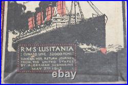 Medaille Commemorative Du Naufrage Du R. M. S. Lusitania 1915