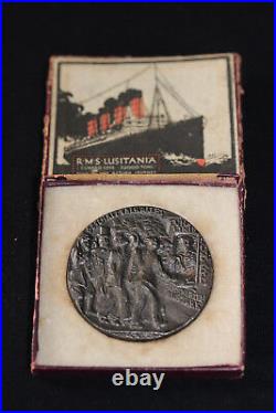 Medaille Commemorative Du Naufrage Du R. M. S. Lusitania 1915