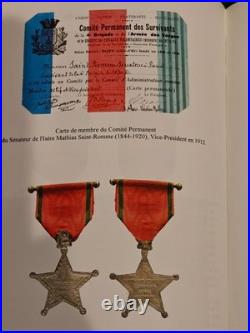 Médaille Commémorative de la 4éme Brigade de l'Armée des Vosges. R. Garibaldi