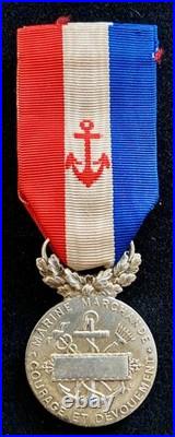 Médaille Courage et Dévouement Marine Marchande Argent 1ere Classe
