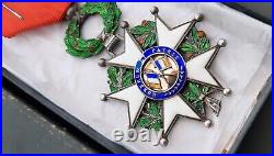 Médaille Croix Chevalier Légion d'Honneur Luxe IV° 4° République Indochine + Box