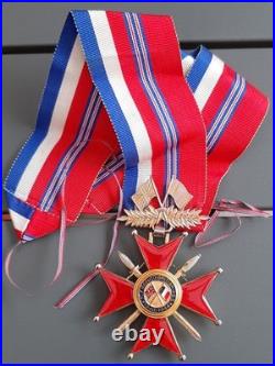 Médaille Croix Commandeur FRANCO BRITISH ASSOCIATION FFL FRANCE LIBRE ORIGINAL