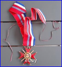 Médaille Croix Commandeur FRANCO BRITISH ASSOCIATION FFL FRANCE LIBRE ORIGINAL