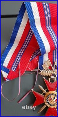 Médaille Croix Commandeur FRANCO BRITISH ASSOCIATION FFL FRANCE LIBRE ORIGINAL