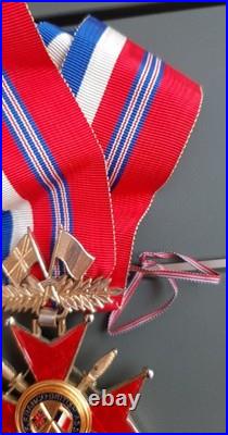 Médaille Croix Commandeur FRANCO BRITISH ASSOCIATION FFL FRANCE LIBRE ORIGINAL