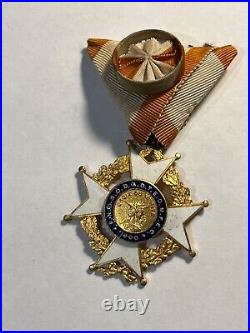 Médaille Croix Du Mérite F. N. D. S. O. D. A. D. T. E. D. M. F. E. C 1900 (158-48/P43)