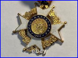 Médaille Croix Du Mérite F. N. D. S. O. D. A. D. T. E. D. M. F. E. C 1900 (158-48/P43)