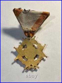 Médaille Croix Du Mérite F. N. D. S. O. D. A. D. T. E. D. M. F. E. C 1900 (158-48/P43)