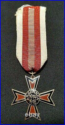 Médaille Croix de l'Argonne 1914-1918 Empire allemand WW1 German Cross