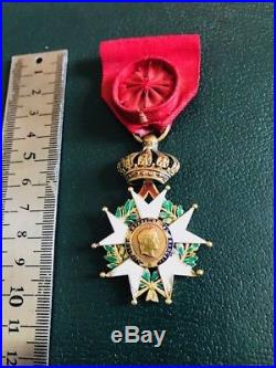 Médaille D'officier De La Légion D'honneur En Or Époque Second Empire