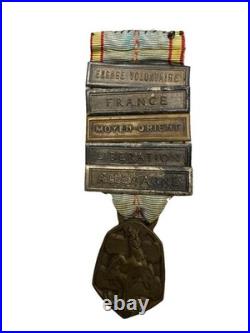 Médaille De La Libération 39-45 5 Agrafes. Poinçon + BR