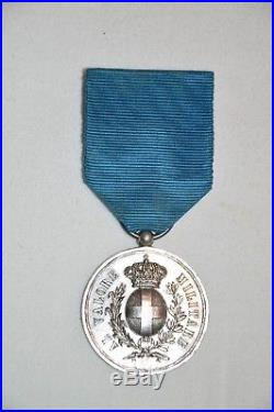 Medaille De La Valeur Sarde-guerre D'italie 1859-second Empire-napoleon III