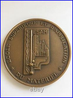 Medaille De Table ESAM ÉCOLE SUPÉRIEURE ET D'APPLICATION DU MATÉRIEL