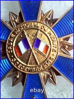 Medaille Decom 018 Commandeur Ordre National Du Merite