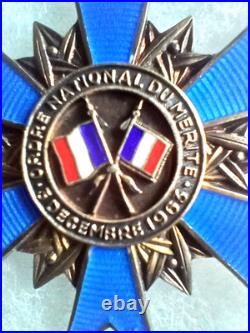 Medaille Decom 019 Commandeur Ordre National Du Merite