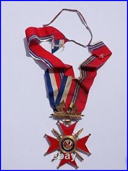 Medaille Decoration Commandeur Croix Merite Franco British Ref04711j
