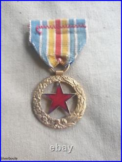 Medaille Des Blesses Modele Ajoure Ww1